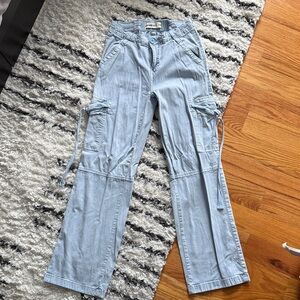 Light Blue Flare & Wide Leg Jeans